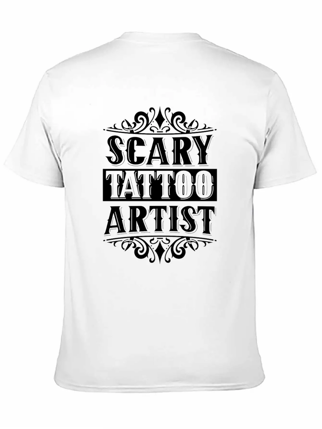 Scary Tattoo Artist Art Ink Job Breathable Soft Cotton T-Shirt – Timeless Casual Look
