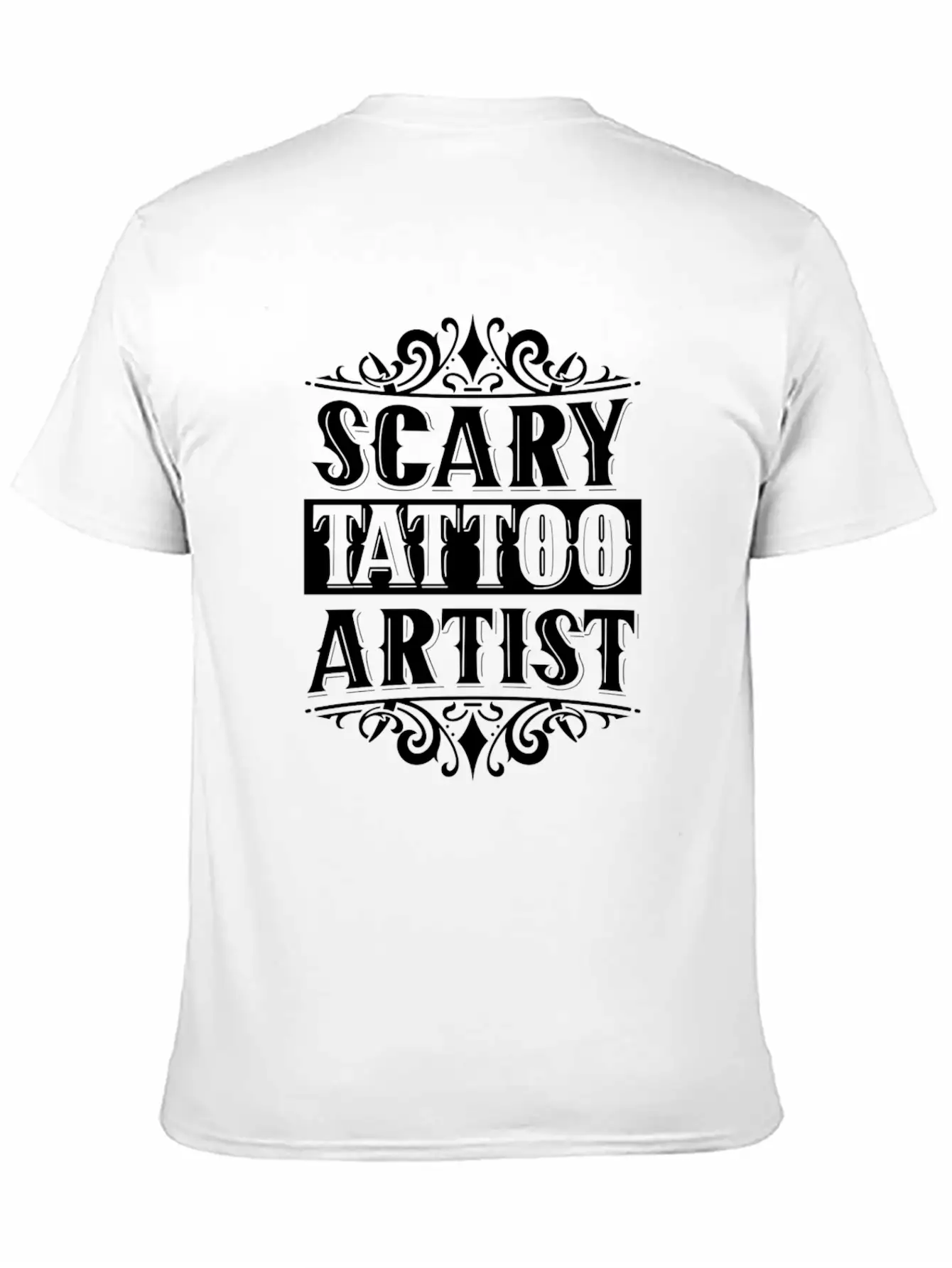 Scary Tattoo Artist Art Ink Job Breathable Soft Cotton T-Shirt – Timeless Casual Look