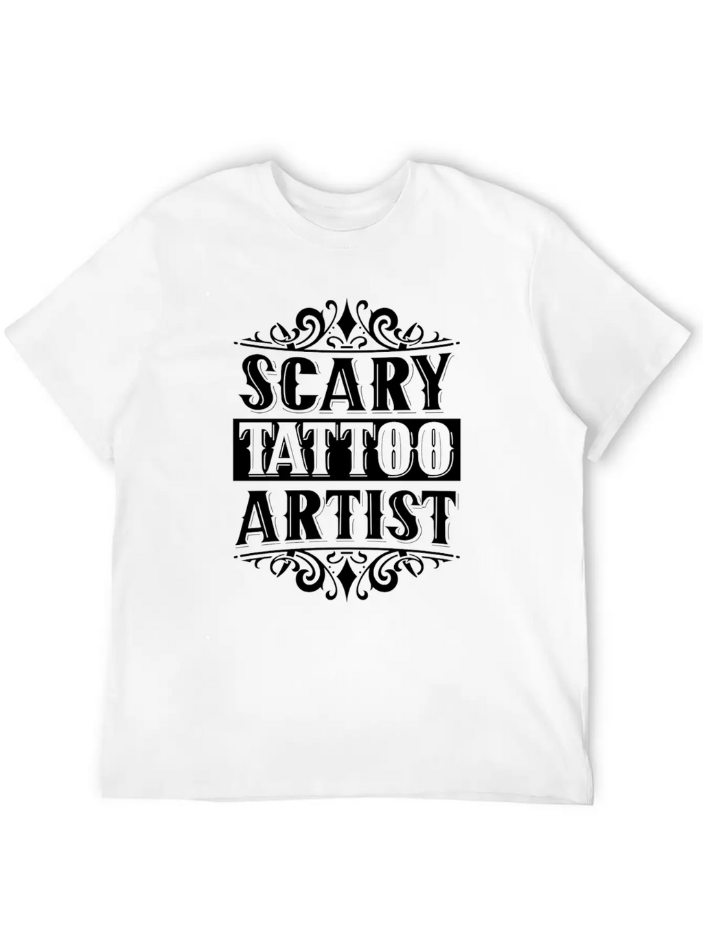 Scary Tattoo Artist Art Ink Job Breathable Soft Cotton T-Shirt – Timeless Casual Look