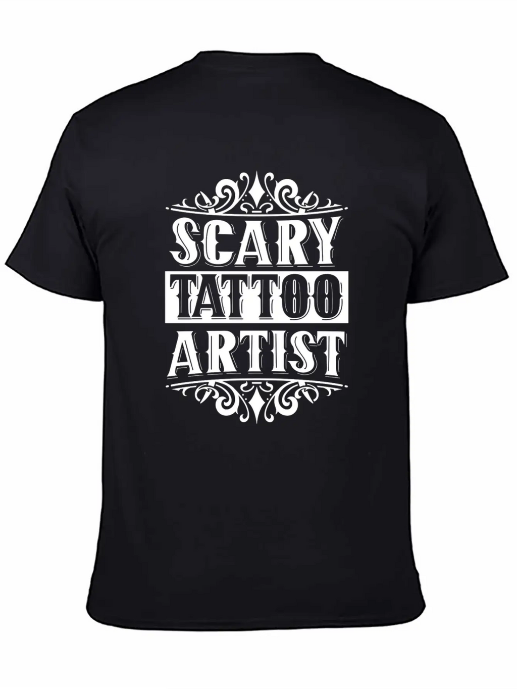 Scary Tattoo Artist Art Ink Job Breathable Soft Cotton T-Shirt – Timeless Casual Look