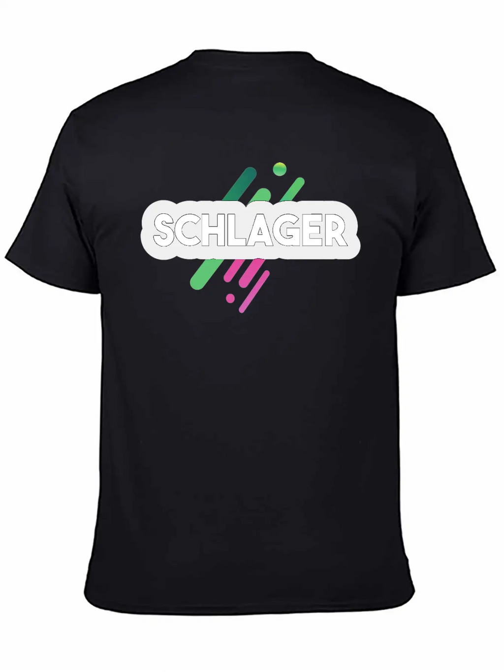 Schlager Font Essential Cotton Tee For Daily Outfits – Unisex Style