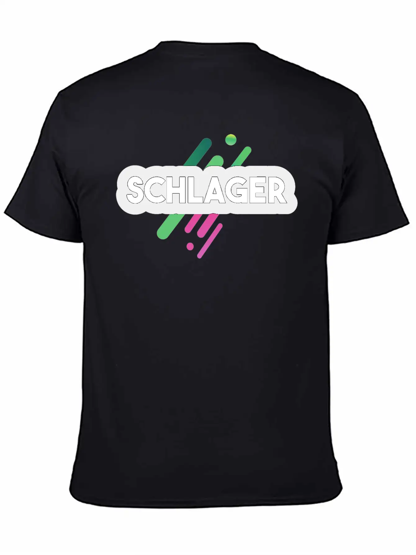 Schlager Font Essential Cotton Tee For Daily Outfits – Unisex Style