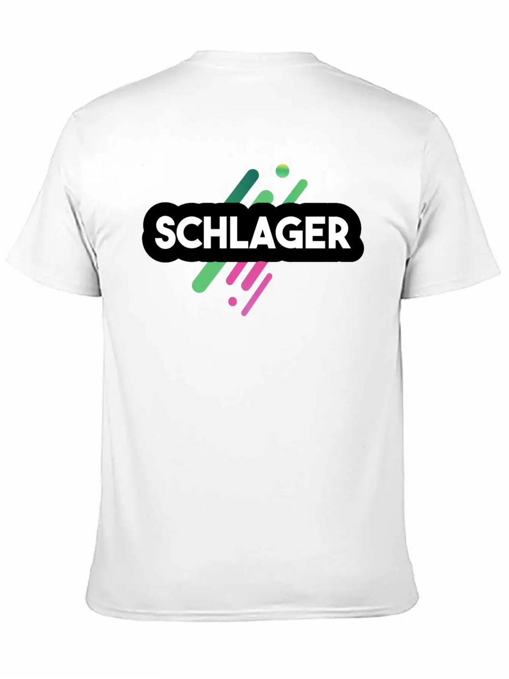 Schlager Font Essential Cotton Tee For Daily Outfits – Unisex Style