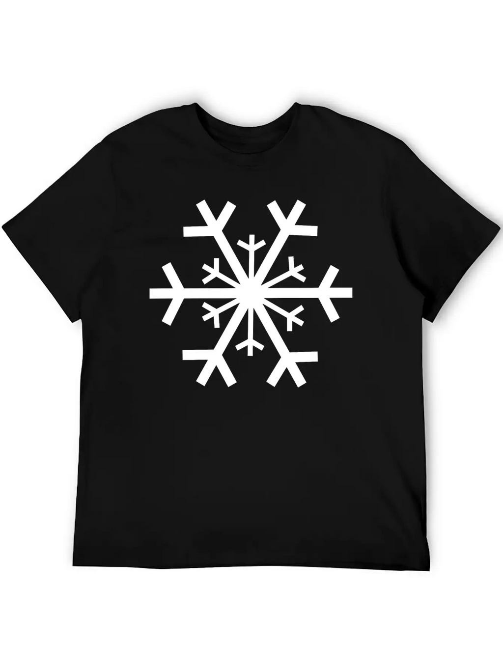 Schneeflocke 2 Unisex Short Sleeve Soft Cotton T-Shirt – Casual Everyday Wear