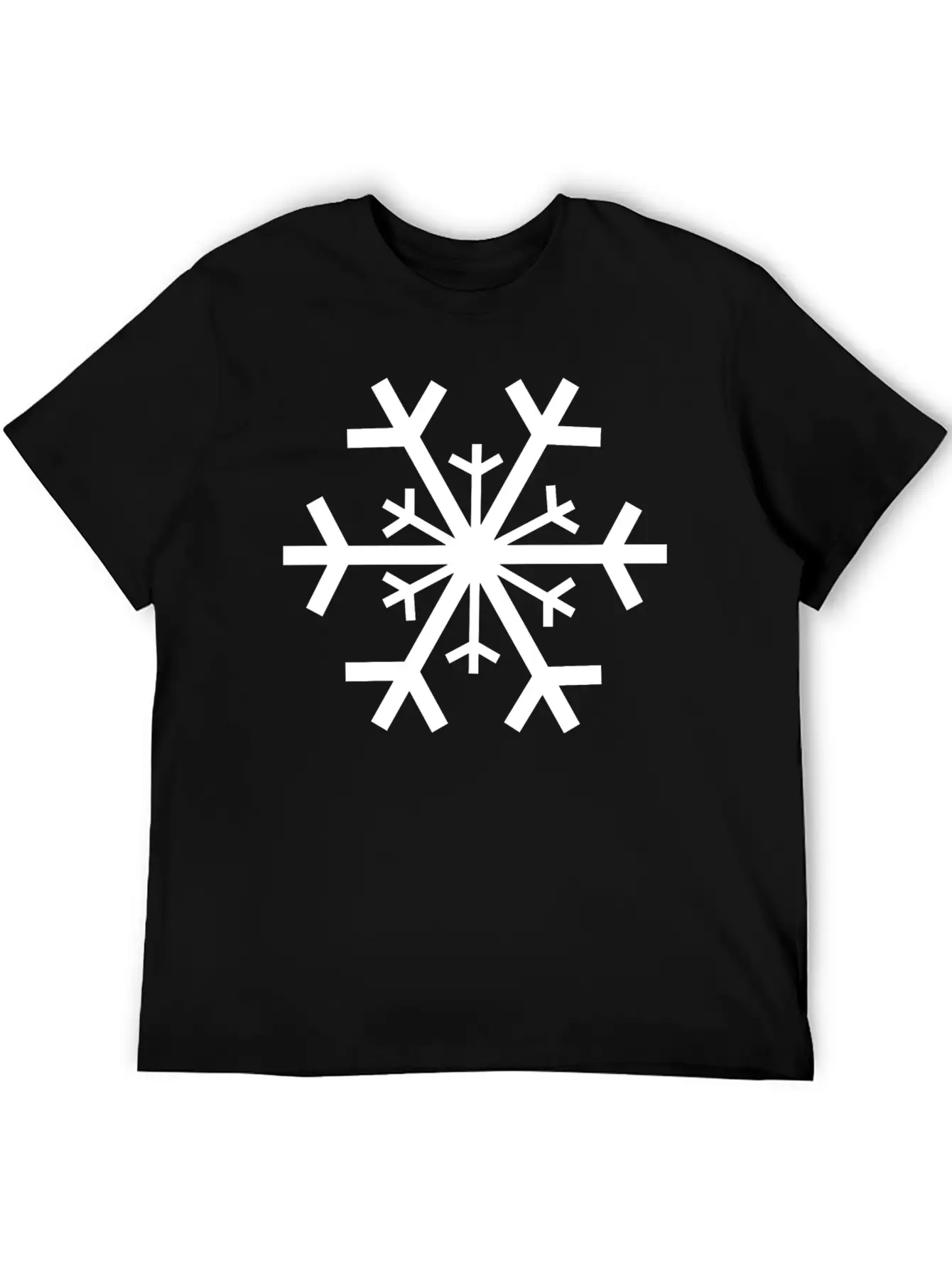 Schneeflocke 2 Unisex Short Sleeve Soft Cotton T-Shirt – Casual Everyday Wear