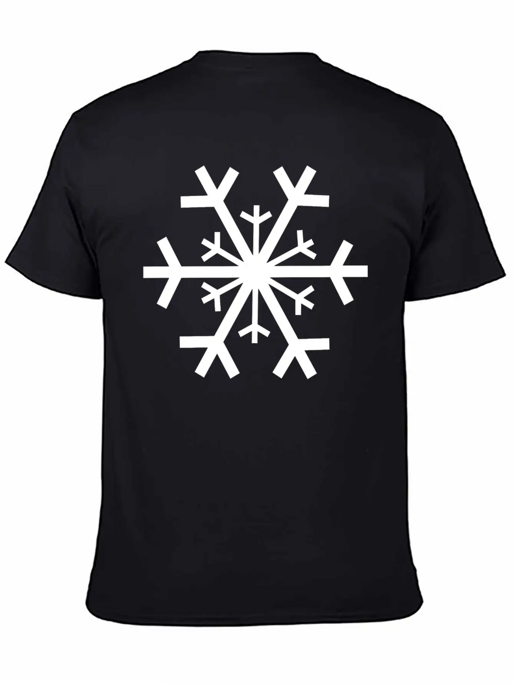 Schneeflocke 2 Unisex Short Sleeve Soft Cotton T-Shirt – Casual Everyday Wear