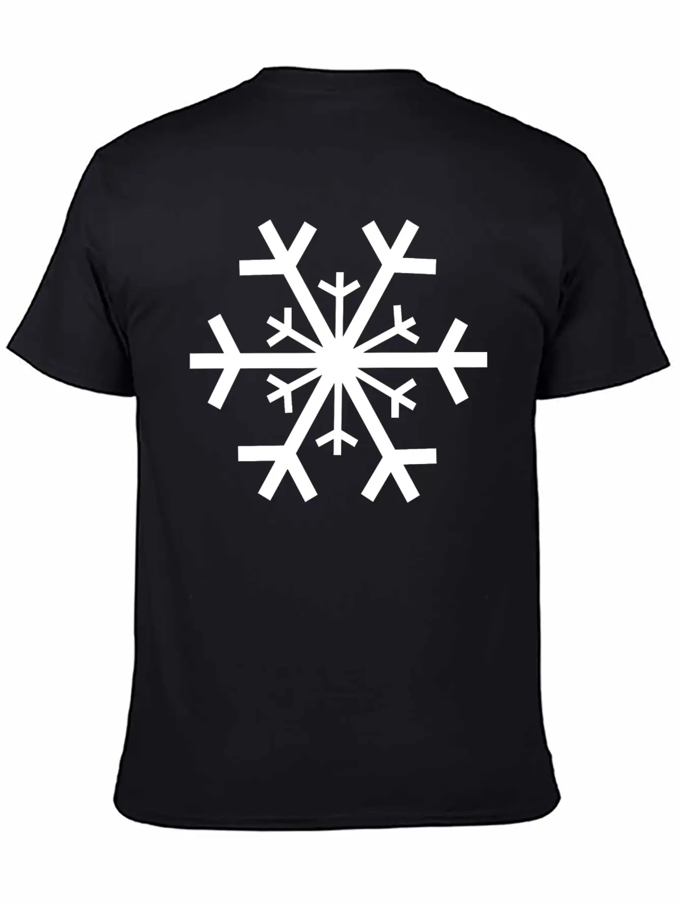 Schneeflocke 2 Unisex Short Sleeve Soft Cotton T-Shirt – Casual Everyday Wear