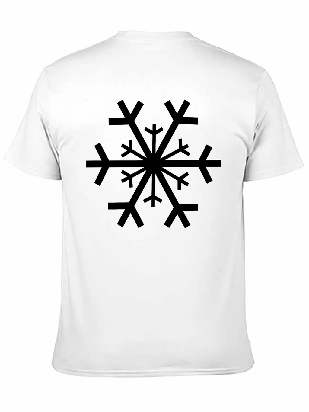 Schneeflocke 2 Unisex Short Sleeve Soft Cotton T-Shirt – Casual Everyday Wear