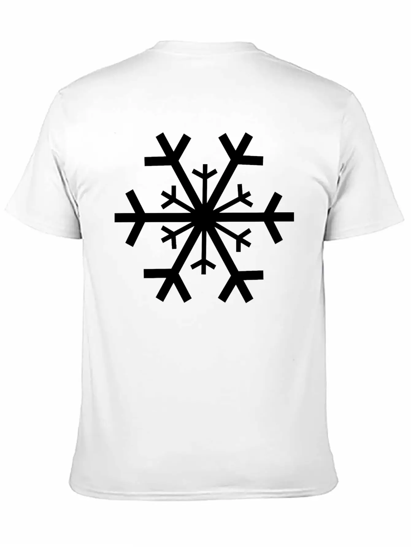 Schneeflocke 2 Unisex Short Sleeve Soft Cotton T-Shirt – Casual Everyday Wear