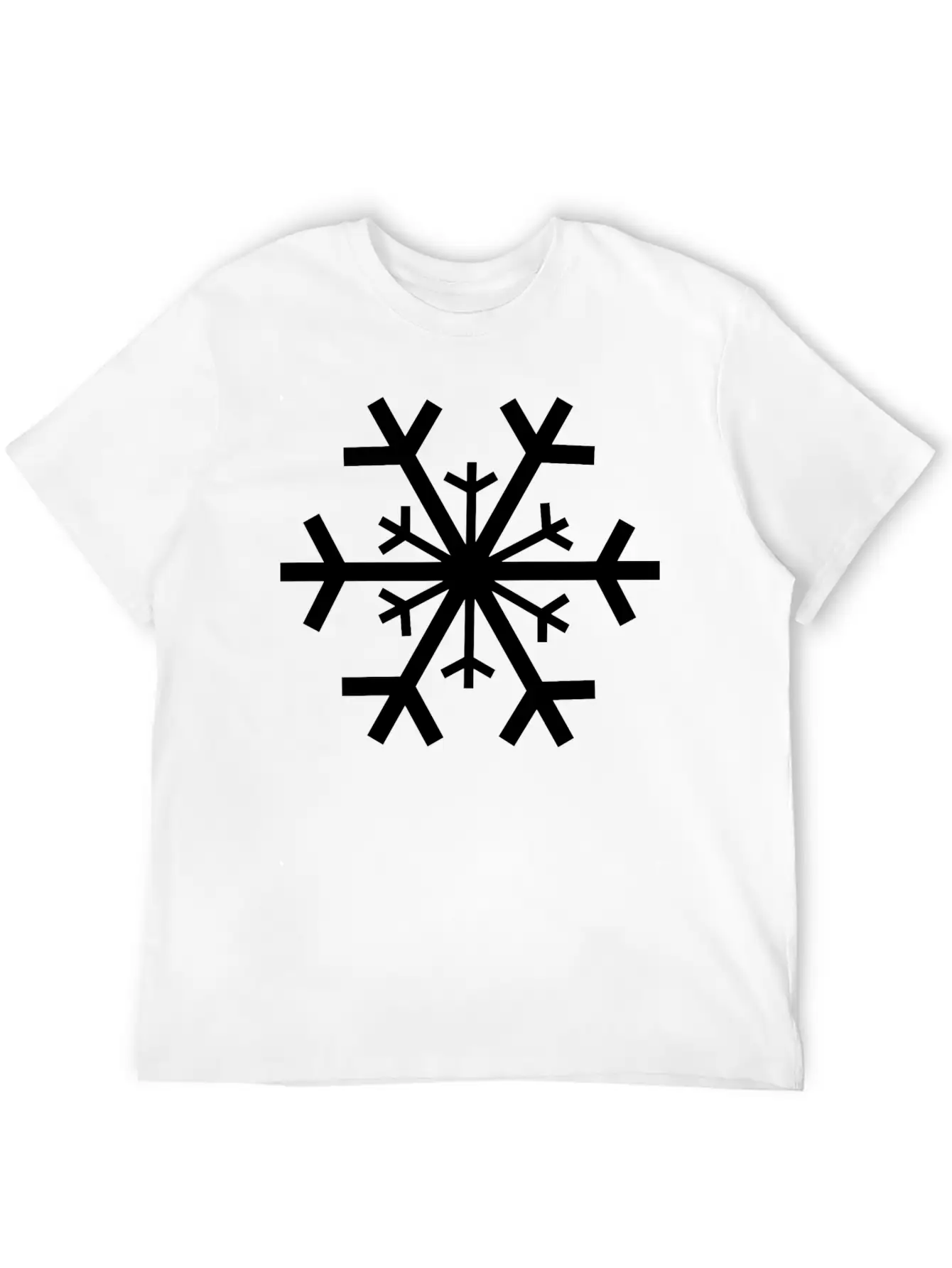 Schneeflocke 2 Unisex Short Sleeve Soft Cotton T-Shirt – Casual Everyday Wear