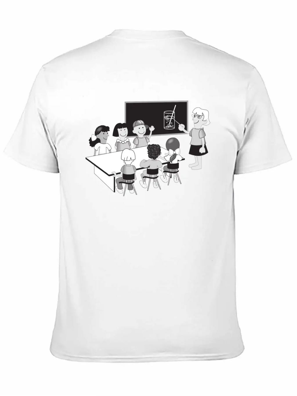 School Schule Lernen Teacher Lehrer Pencil Stift P Unisex Casual T-Shirt – Clean Design For Daily Comfort