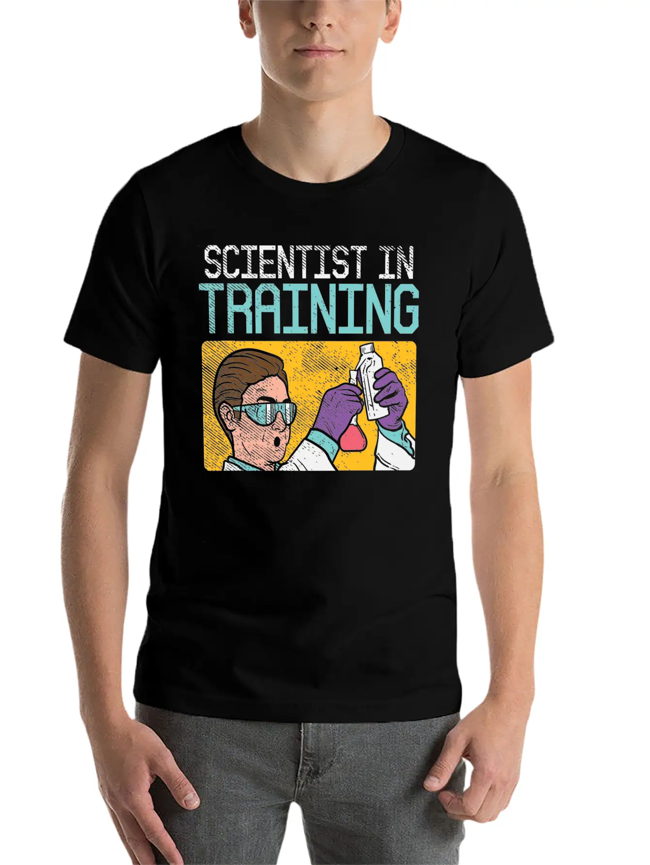 Scientist In Training Unisex Casual T-Shirt – Clean Design For Daily Comfort