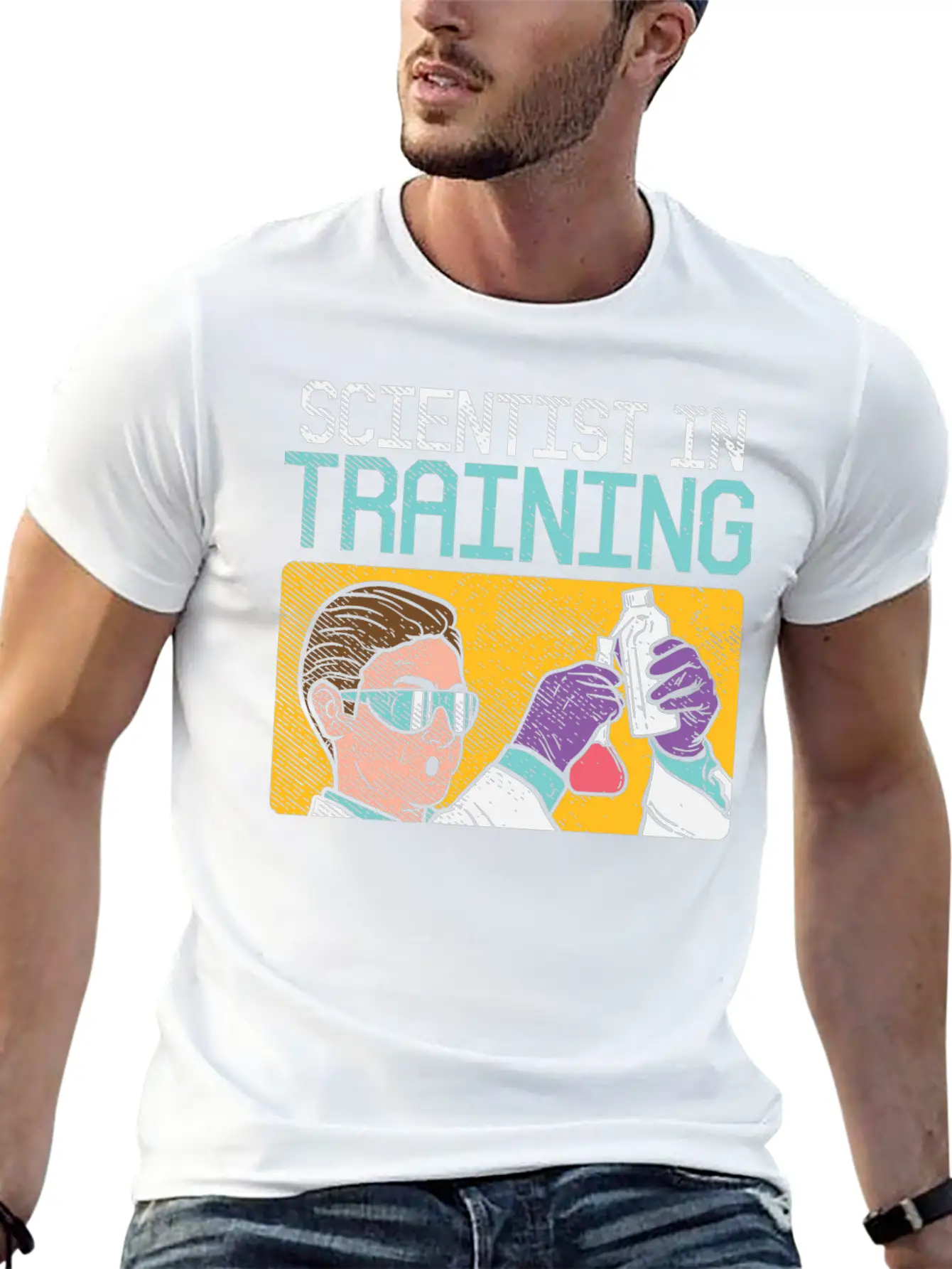 Scientist In Training Unisex Casual T-Shirt – Clean Design For Daily Comfort