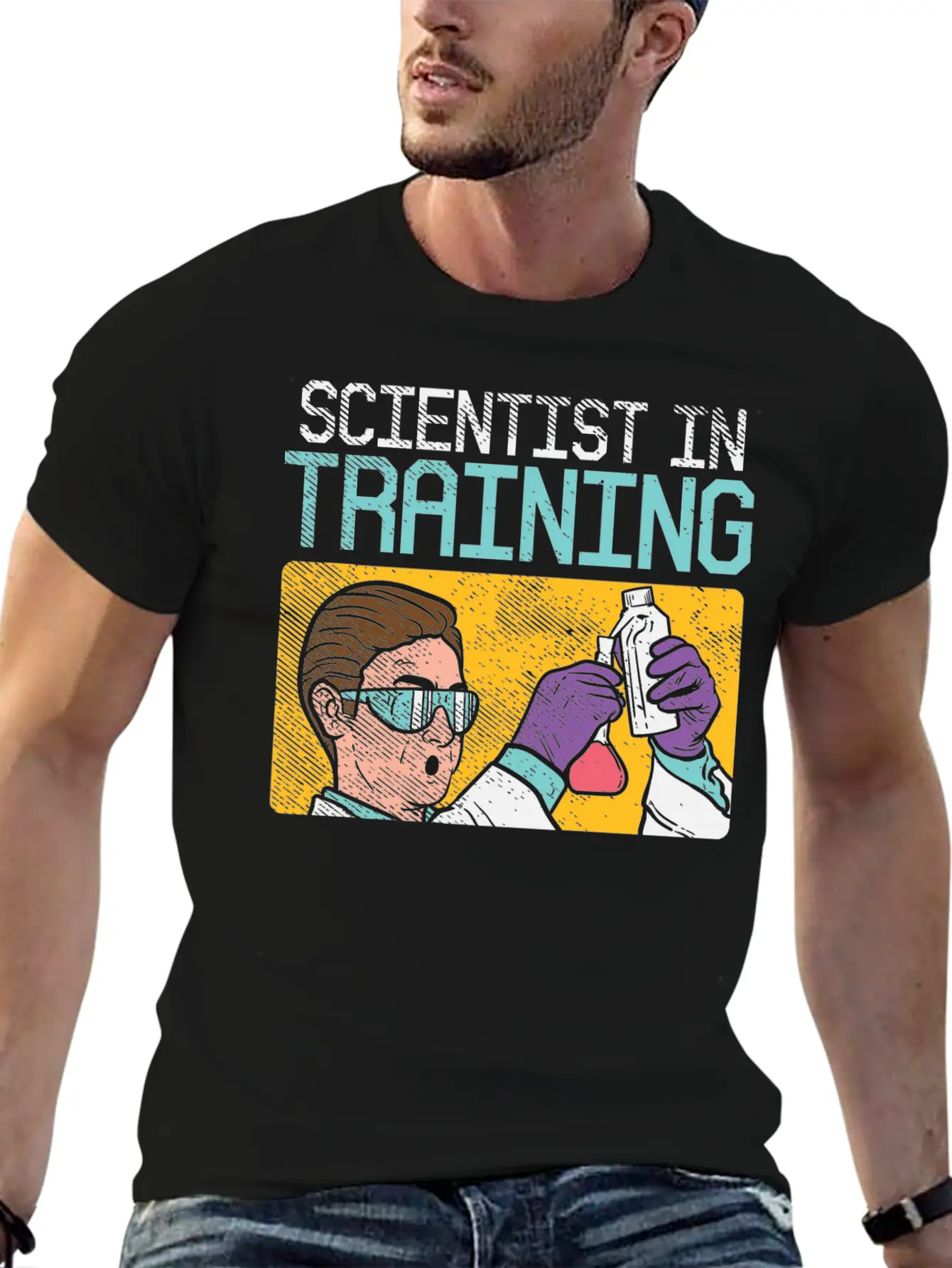 Scientist In Training Unisex Casual T-Shirt – Clean Design For Daily Comfort