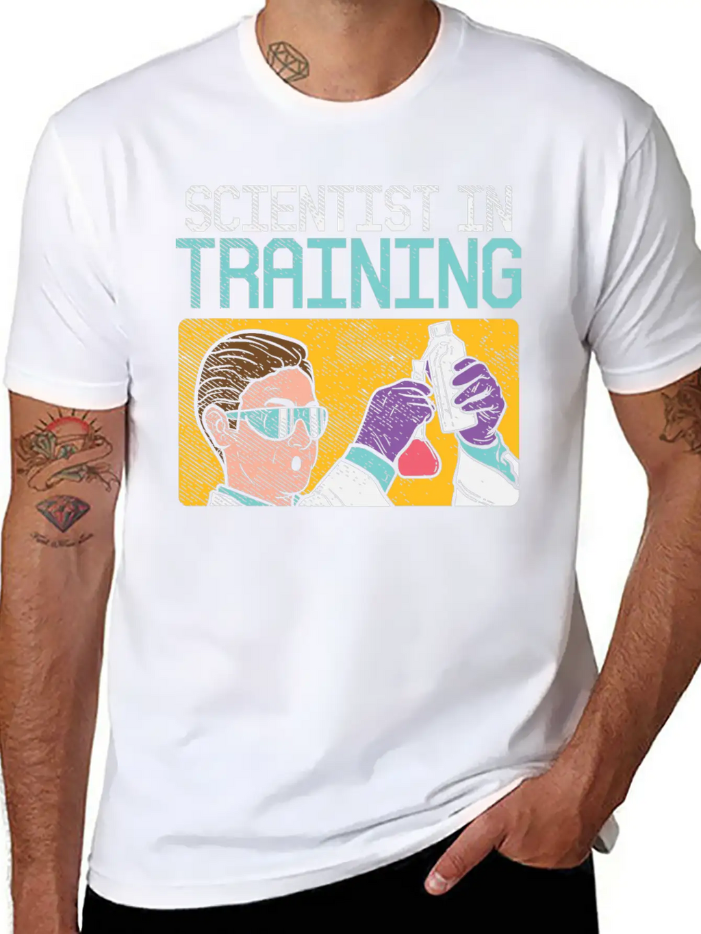 Scientist In Training Unisex Casual T-Shirt – Clean Design For Daily Comfort