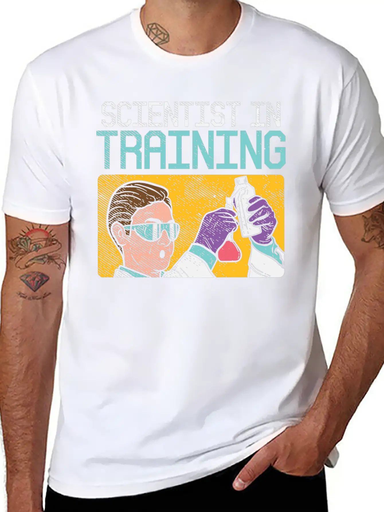Scientist In Training Unisex Casual T-Shirt – Clean Design For Daily Comfort