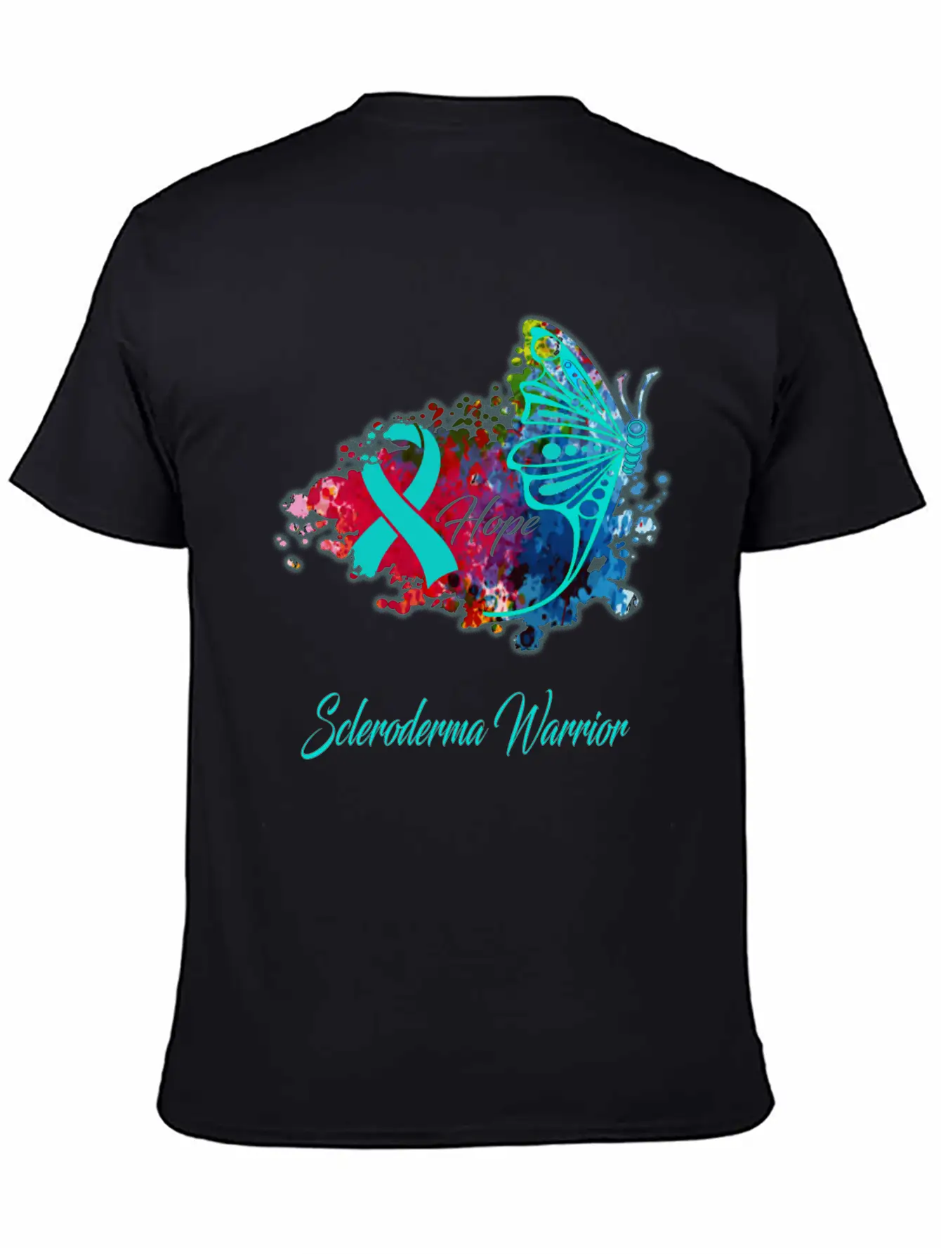 Scleroderma Awareness Breathable Soft Cotton T-Shirt – Timeless Casual Look