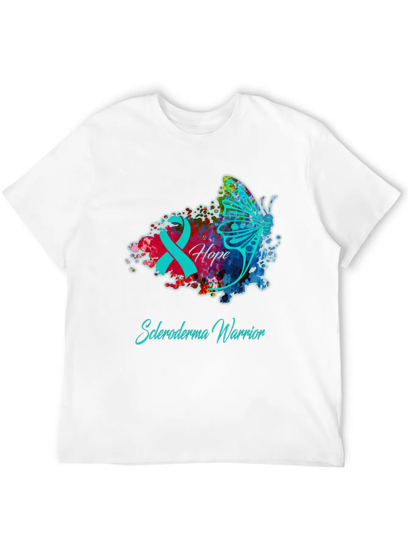 Scleroderma Awareness Breathable Soft Cotton T-Shirt – Timeless Casual Look