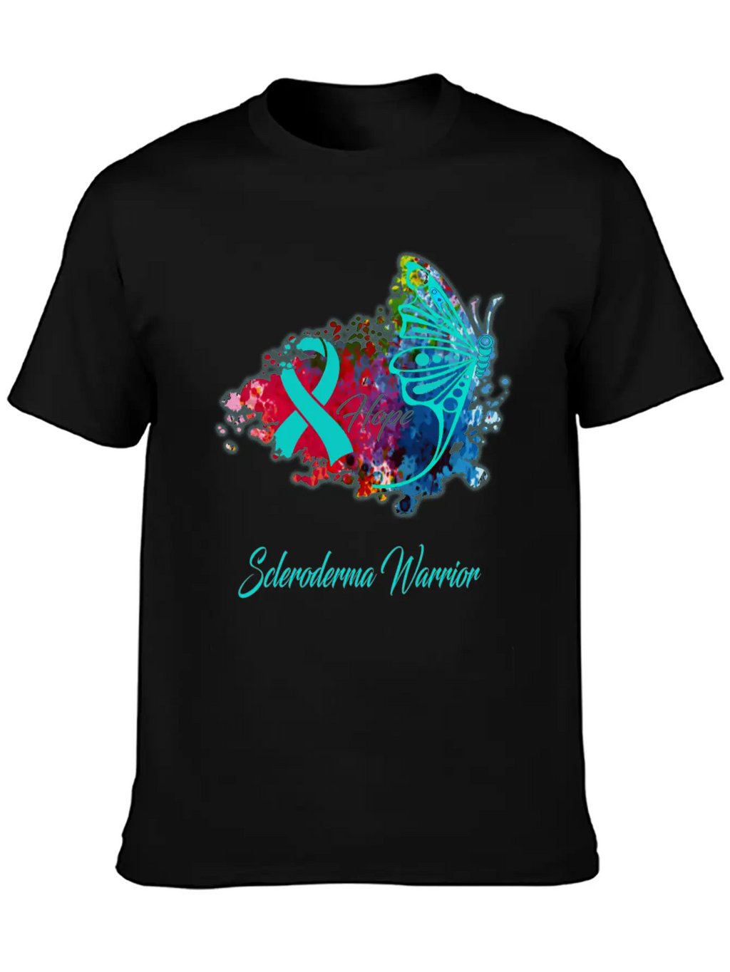 Scleroderma Awareness Breathable Soft Cotton T-Shirt – Timeless Casual Look