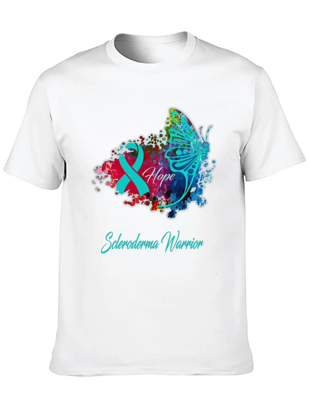 Scleroderma Awareness Breathable Soft Cotton T-Shirt – Timeless Casual Look