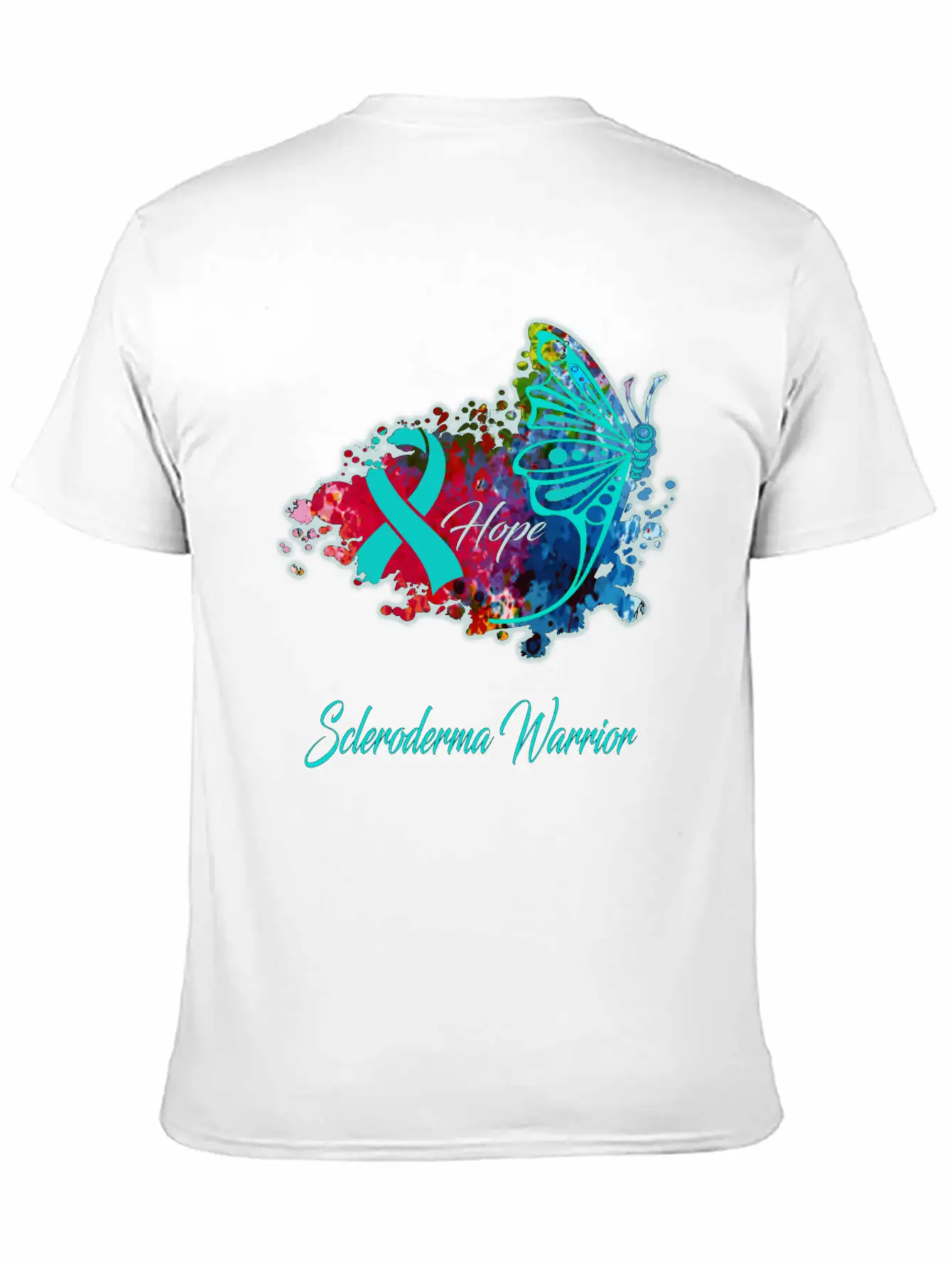 Scleroderma Awareness Breathable Soft Cotton T-Shirt – Timeless Casual Look