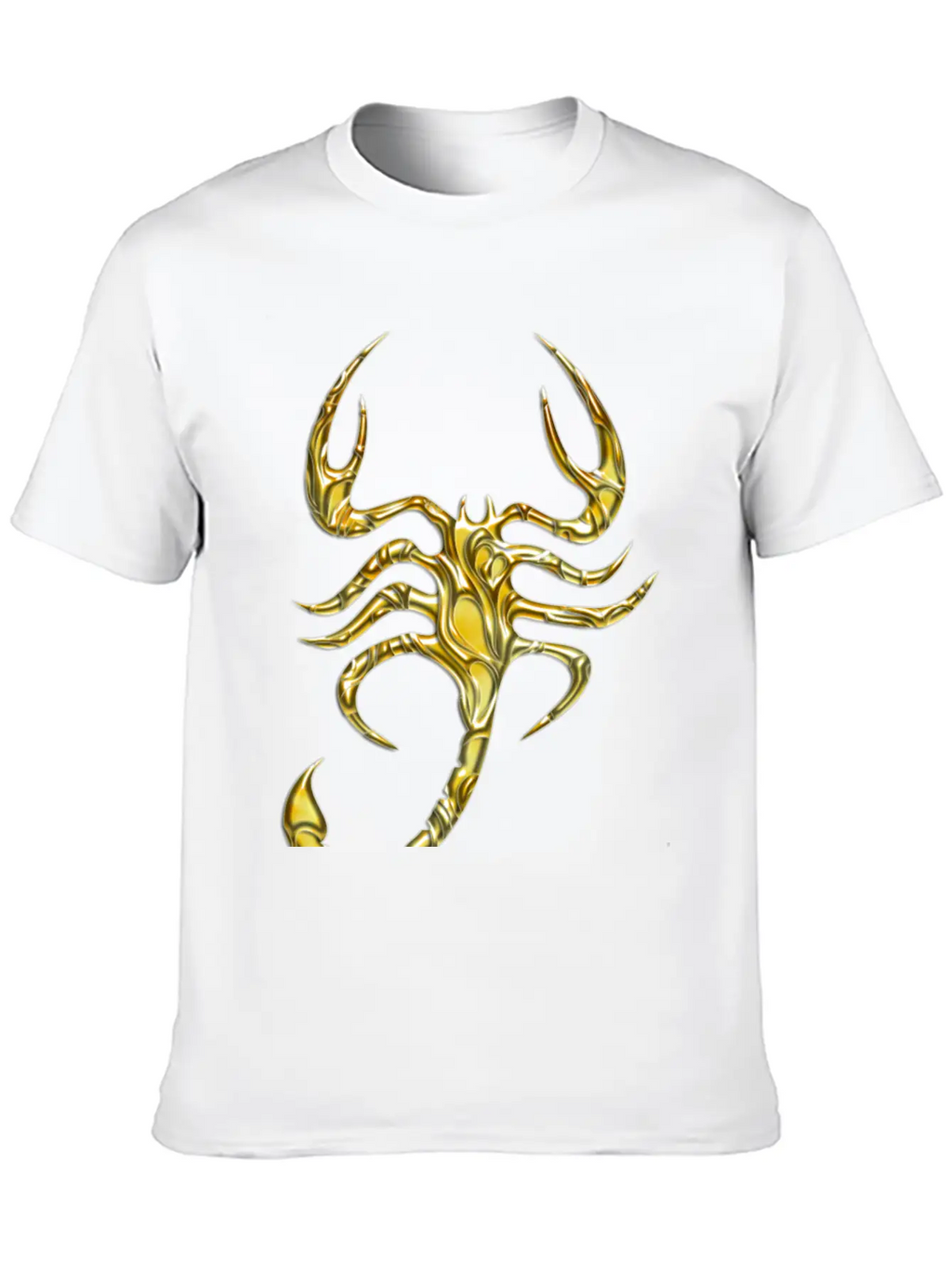 Scorpion Gold Unisex Casual T-Shirt – Clean Design For Daily Comfort