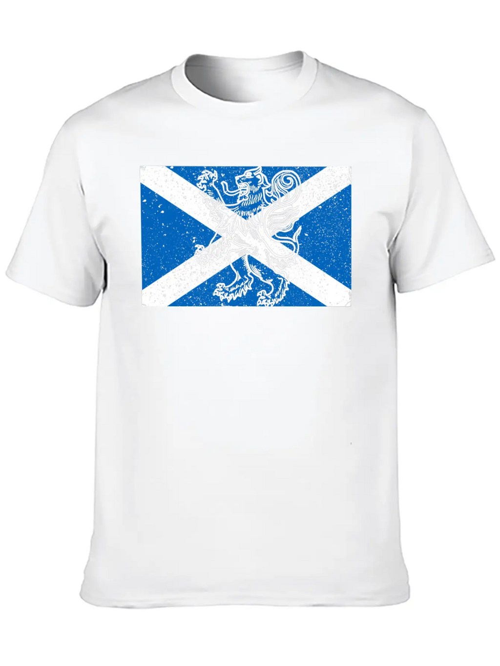Scotland Flag Casual Graphic T-Shirt – Simple And Comfortable Daily Wear
