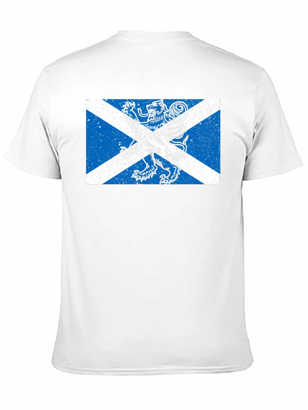 Scotland Flag Casual Graphic T-Shirt – Simple And Comfortable Daily Wear