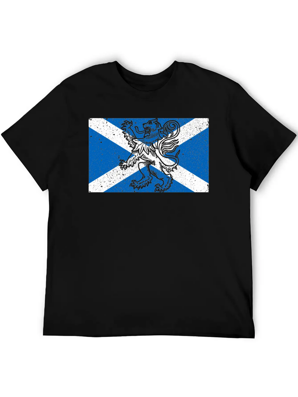 Scotland Flag Casual Graphic T-Shirt – Simple And Comfortable Daily Wear
