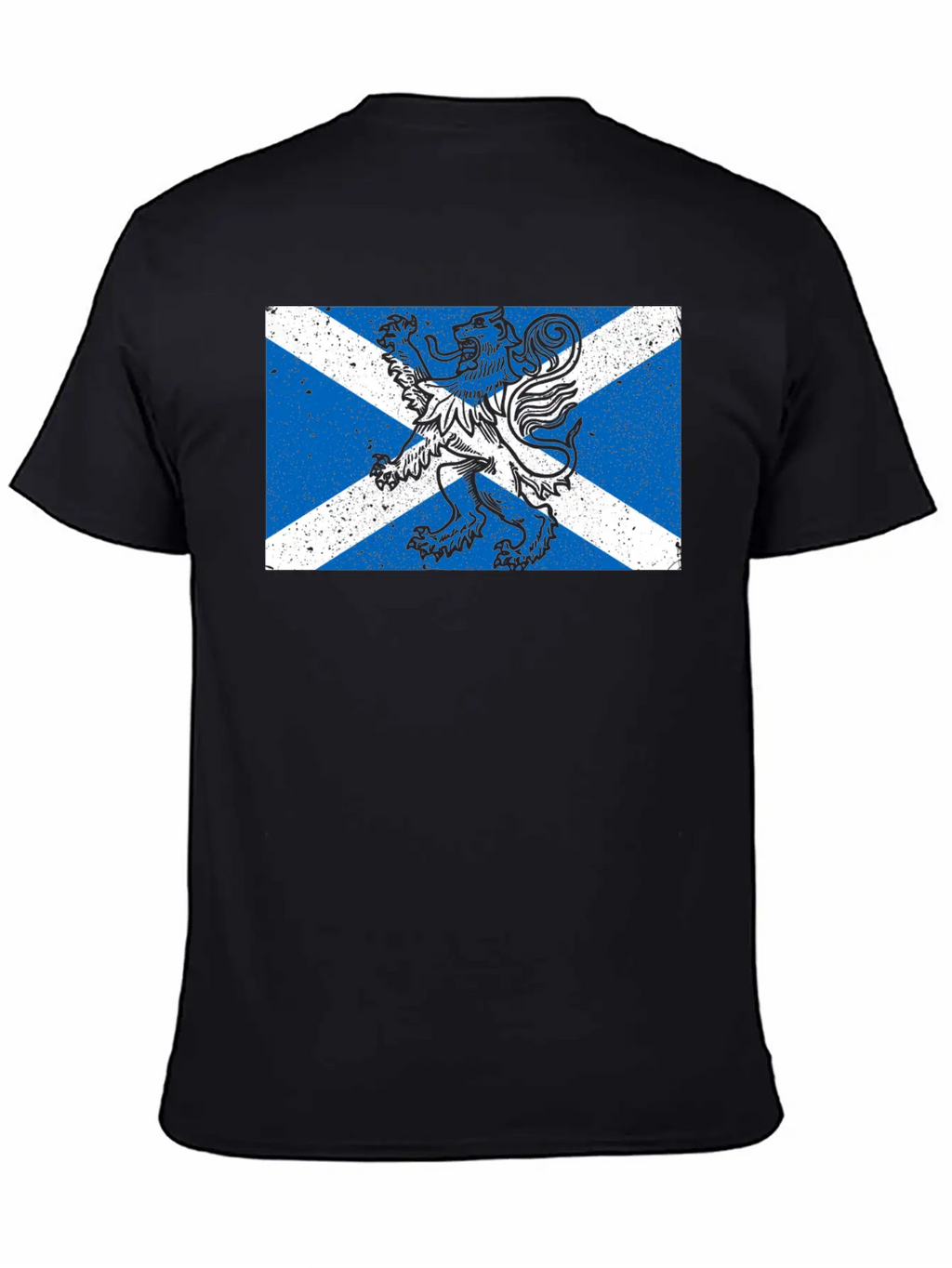 Scotland Flag Casual Graphic T-Shirt – Simple And Comfortable Daily Wear