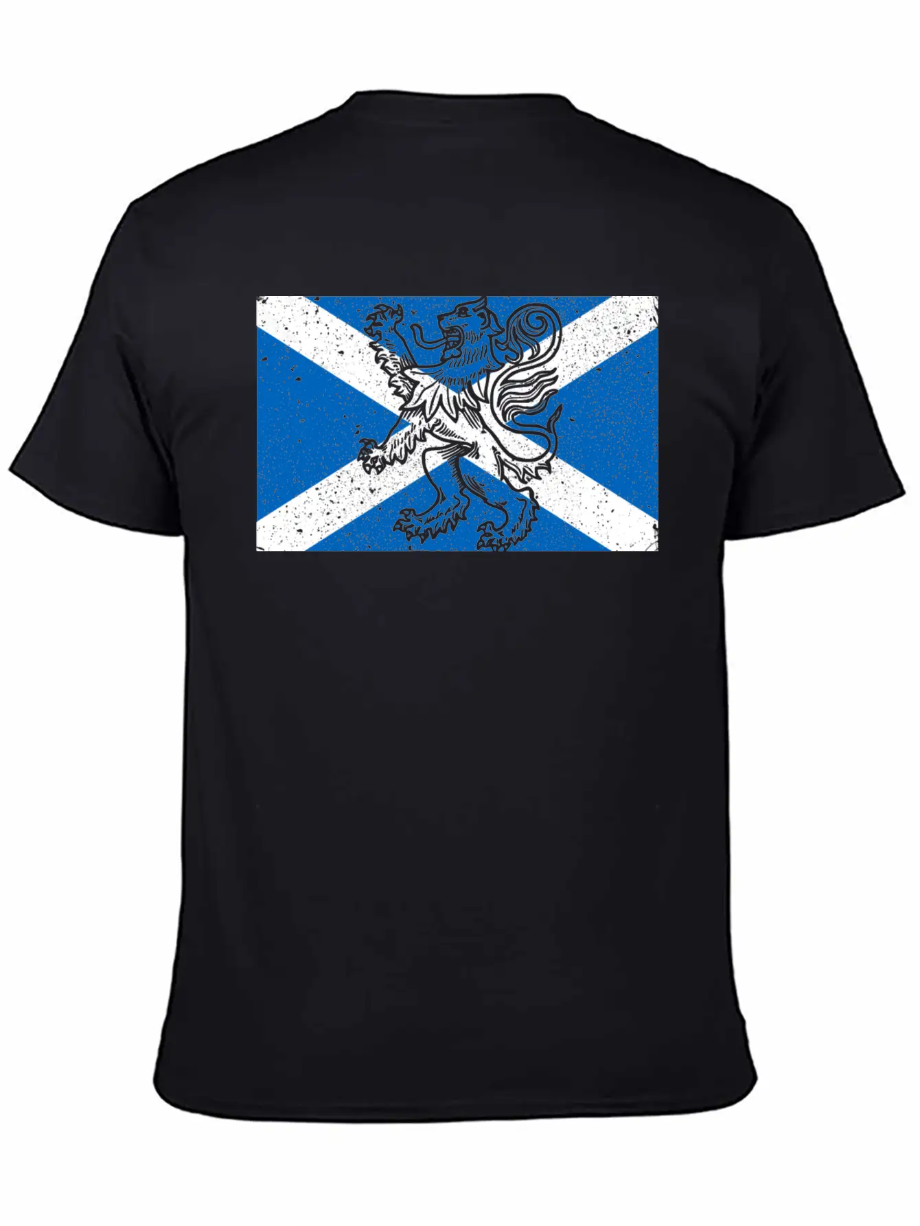 Scotland Flag Casual Graphic T-Shirt – Simple And Comfortable Daily Wear