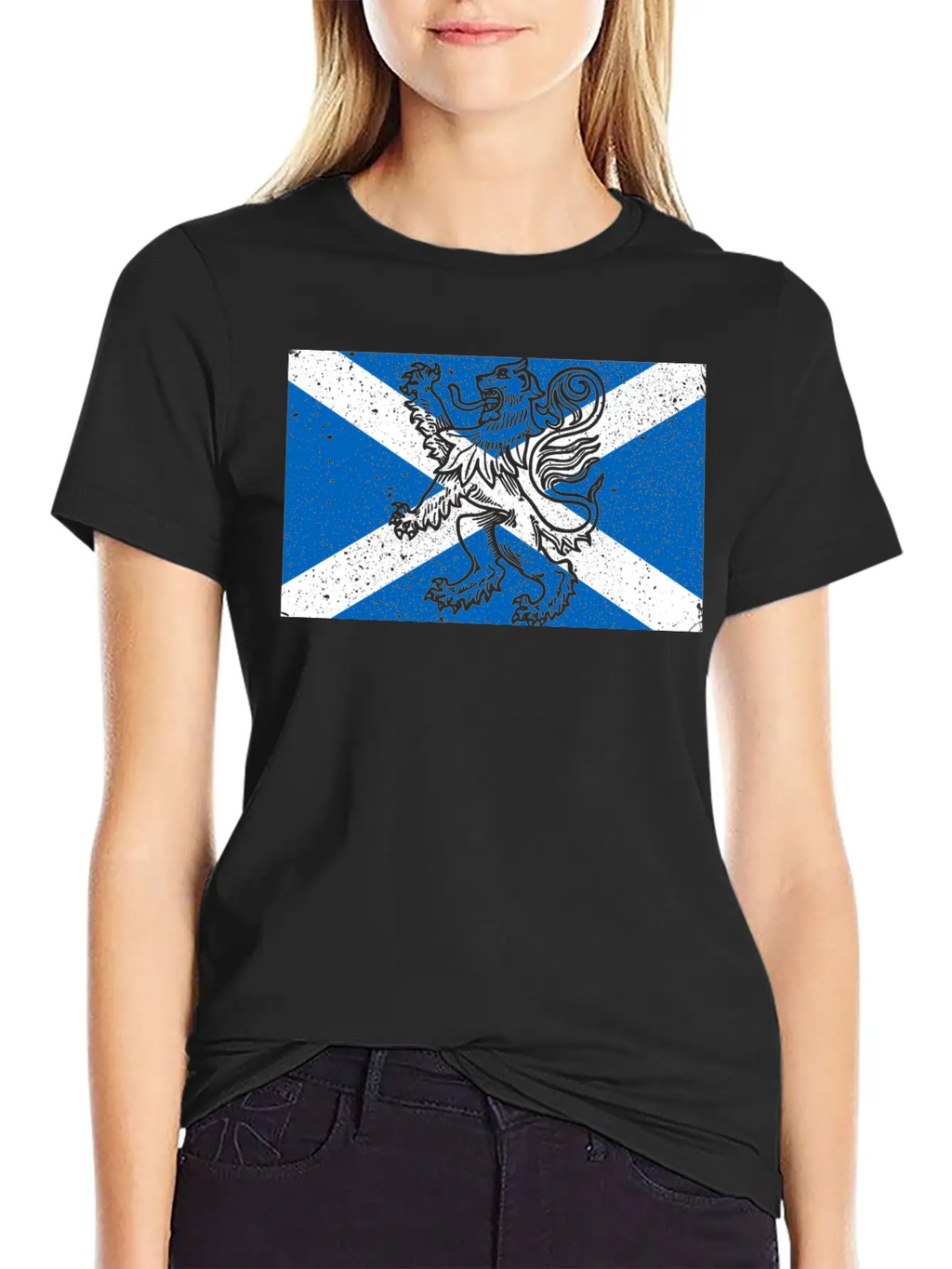 Scotland Flag Casual Graphic T-Shirt – Simple And Comfortable Daily Wear