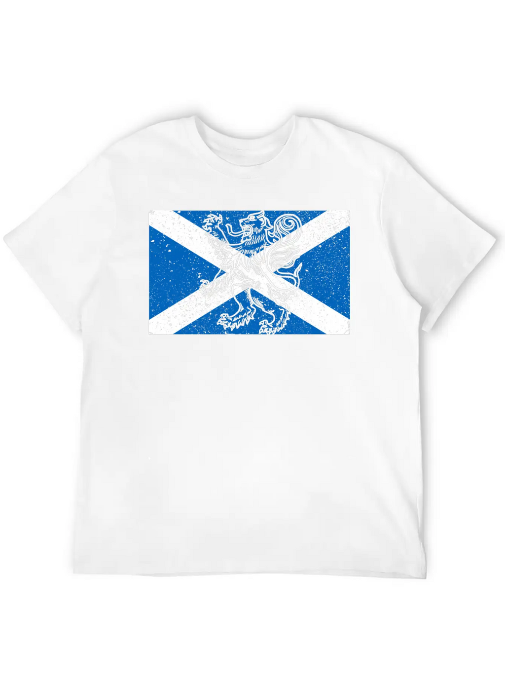 Scotland Flag Casual Graphic T-Shirt – Simple And Comfortable Daily Wear