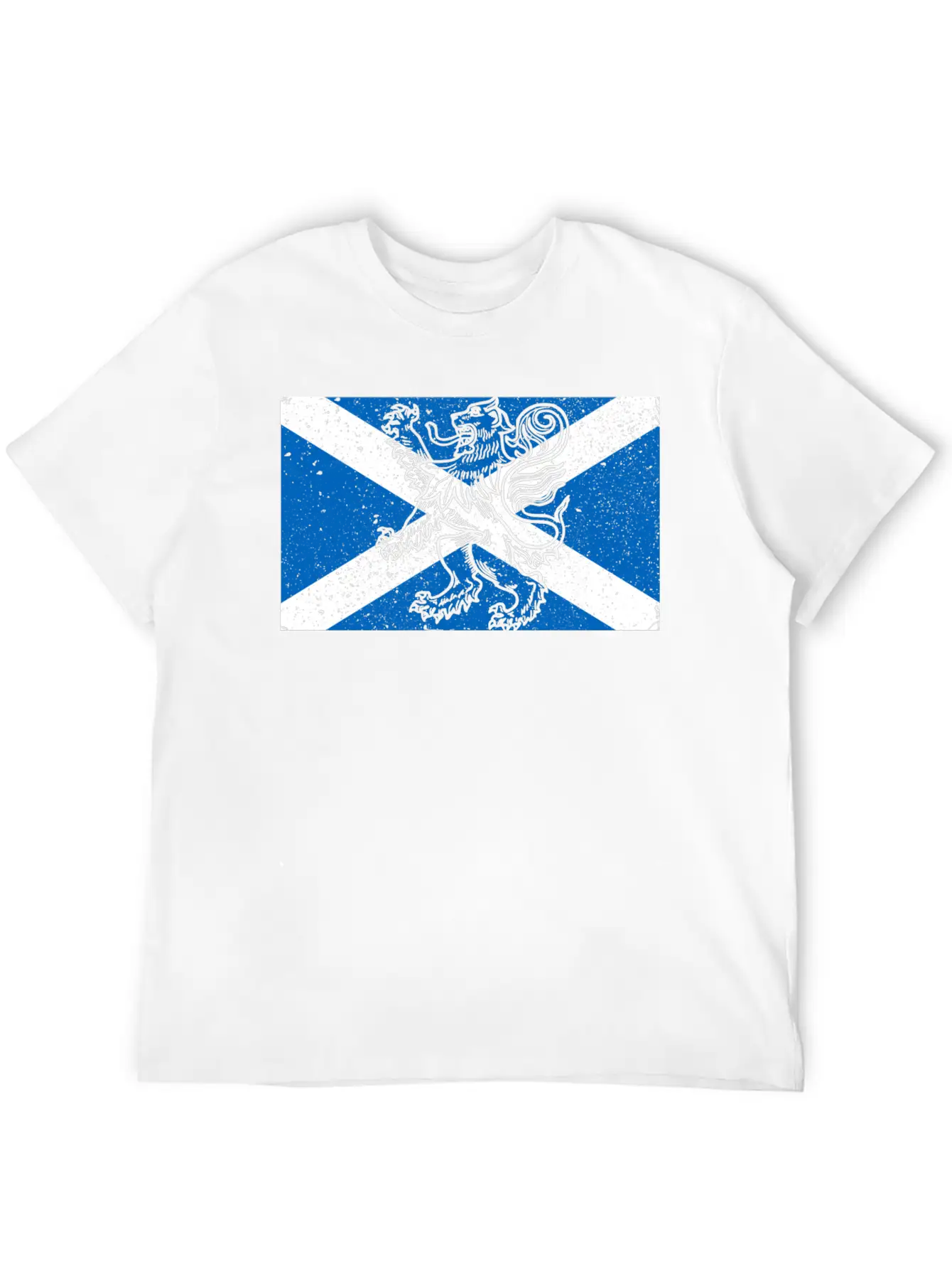 Scotland Flag Casual Graphic T-Shirt – Simple And Comfortable Daily Wear