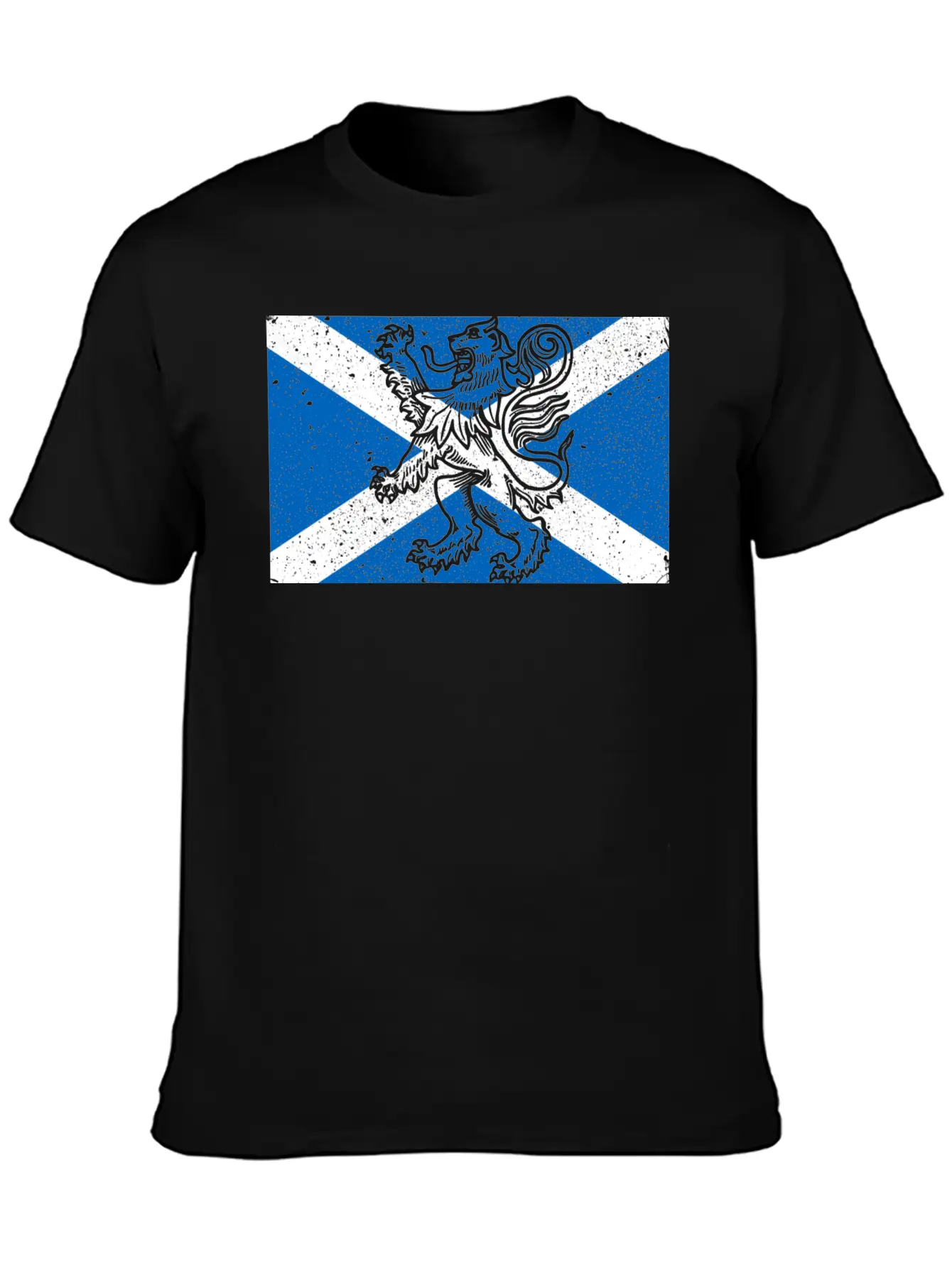Scotland Flag Casual Graphic T-Shirt – Simple And Comfortable Daily Wear