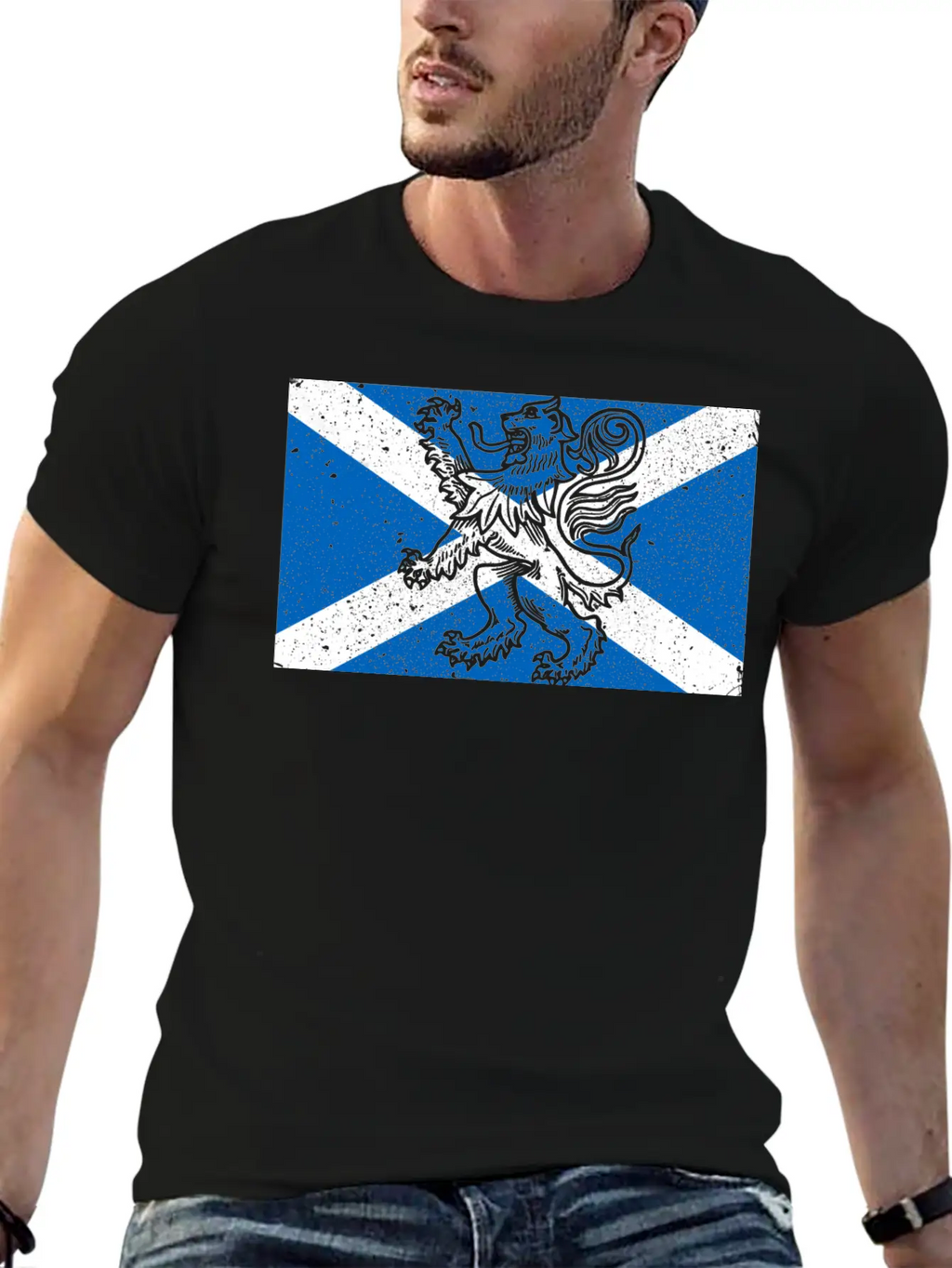 Scotland Flag Casual Graphic T-Shirt – Simple And Comfortable Daily Wear