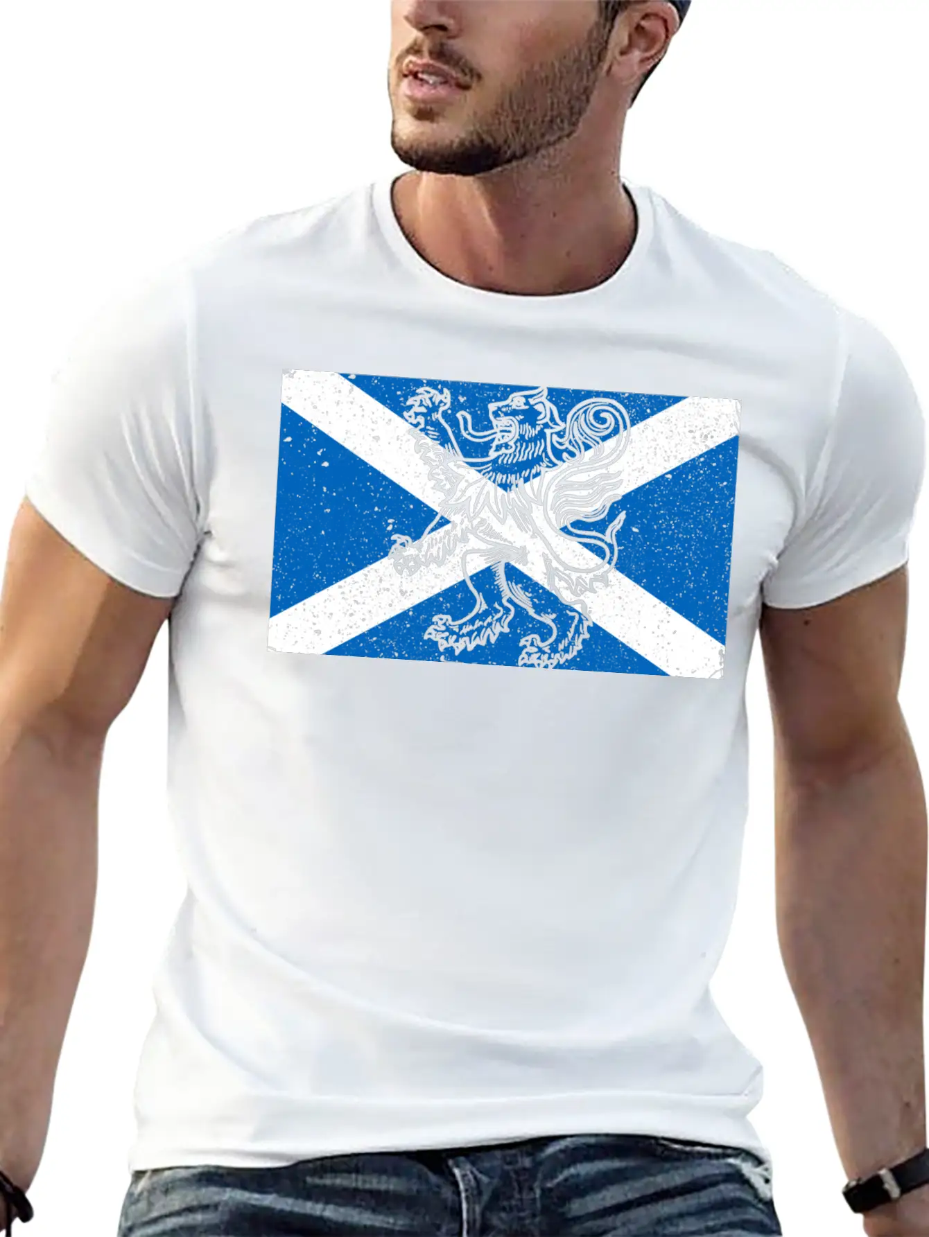 Scotland Flag Casual Graphic T-Shirt – Simple And Comfortable Daily Wear