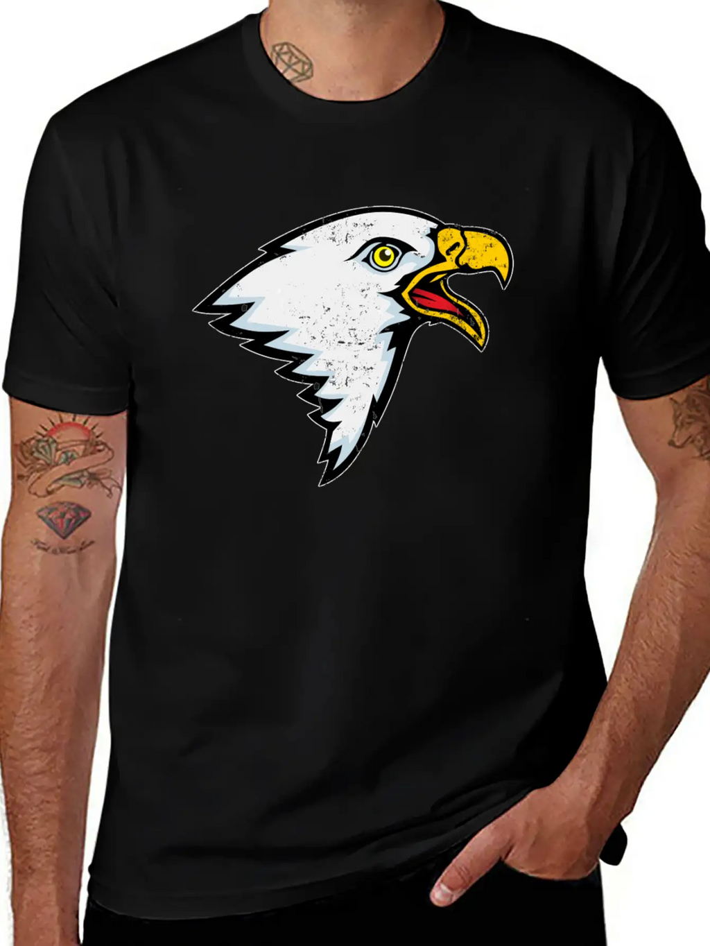 Screaming Eagle Breathable Soft Cotton T-Shirt – Timeless Casual Look