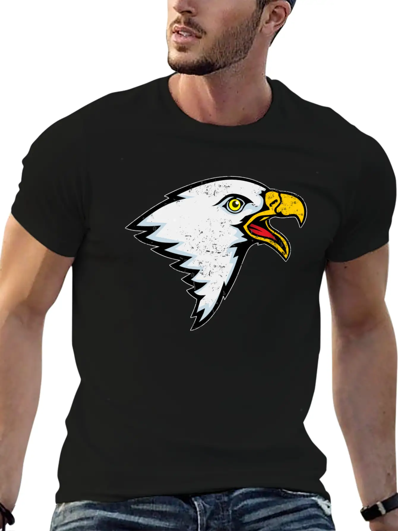 Screaming Eagle Breathable Soft Cotton T-Shirt – Timeless Casual Look