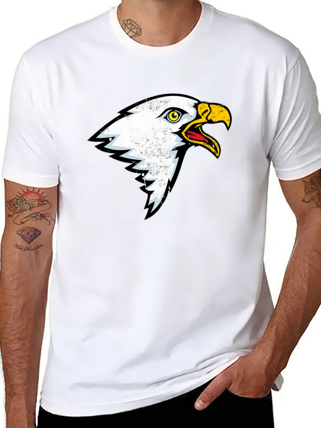 Screaming Eagle Breathable Soft Cotton T-Shirt – Timeless Casual Look