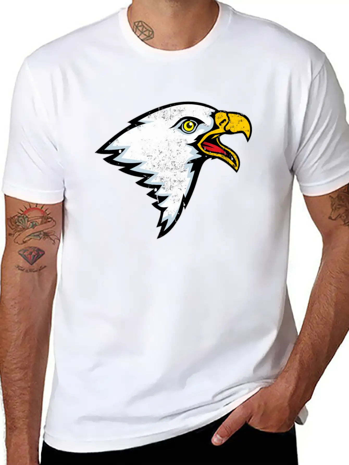 Screaming Eagle Breathable Soft Cotton T-Shirt – Timeless Casual Look