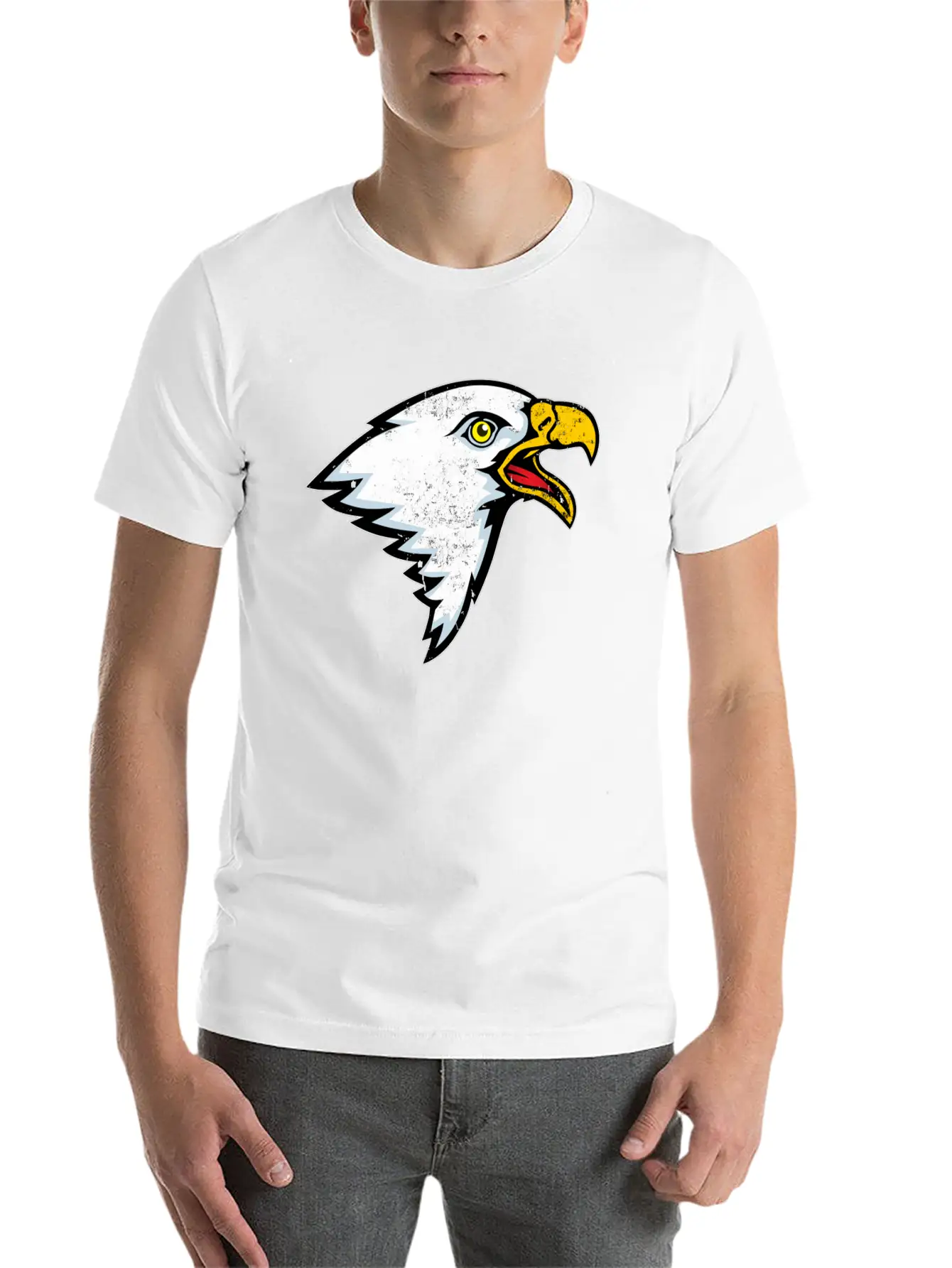 Screaming Eagle Breathable Soft Cotton T-Shirt – Timeless Casual Look
