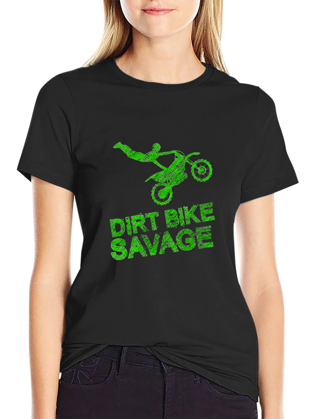Dirt Bike Savage Graphic T-Shirt