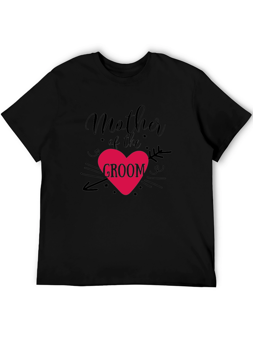 Mother of the Groom T-Shirt - Heart Design