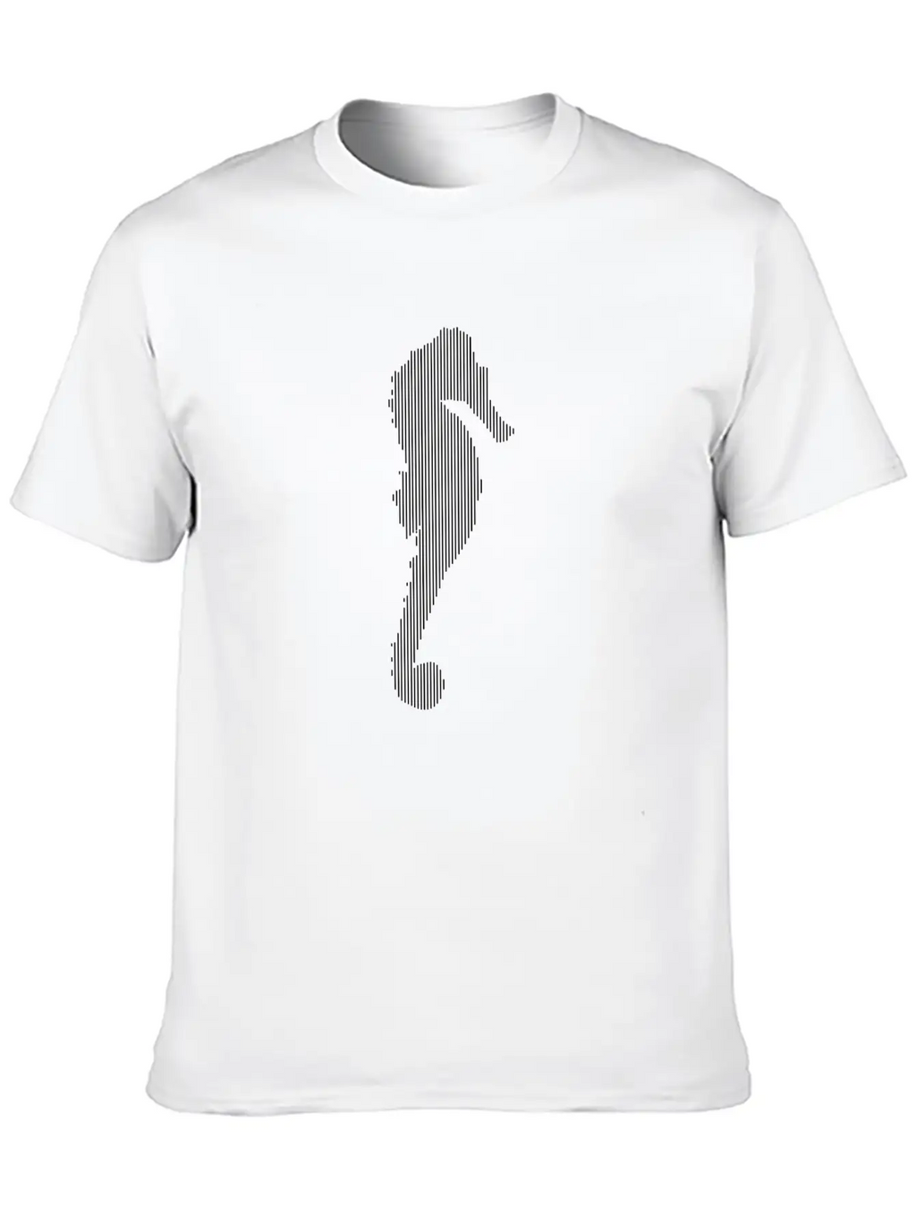 Sea Horse Unisex Casual T-Shirt – Clean Design For Daily Comfort