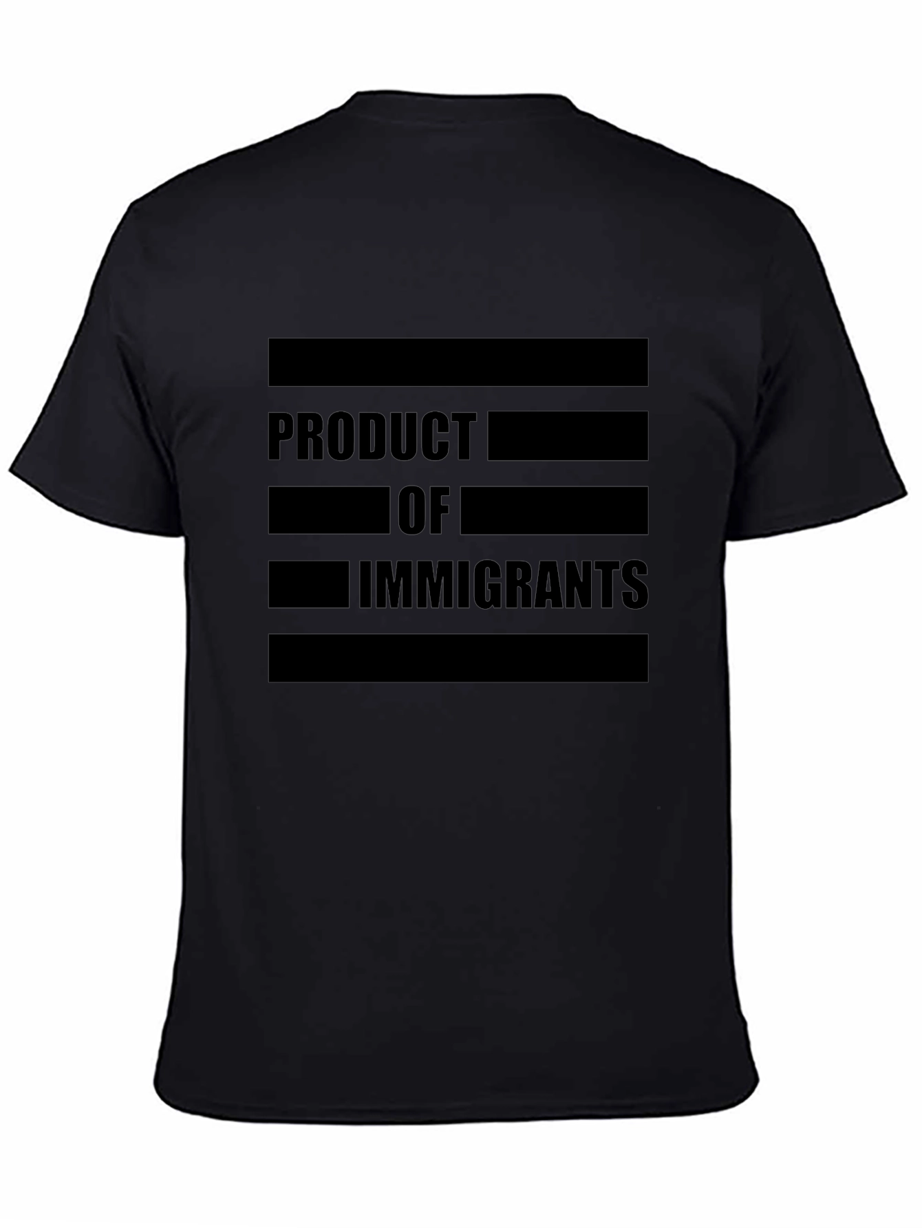 Product of Immigrants Graphic Tee - Black
