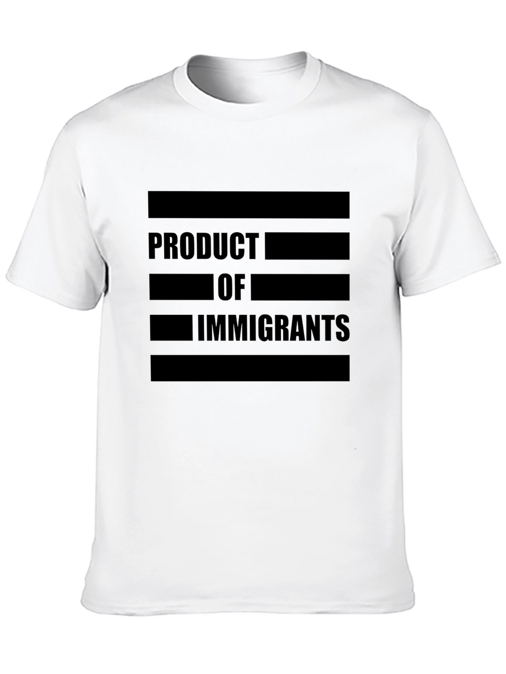 Product of Immigrants Graphic Tee - Black