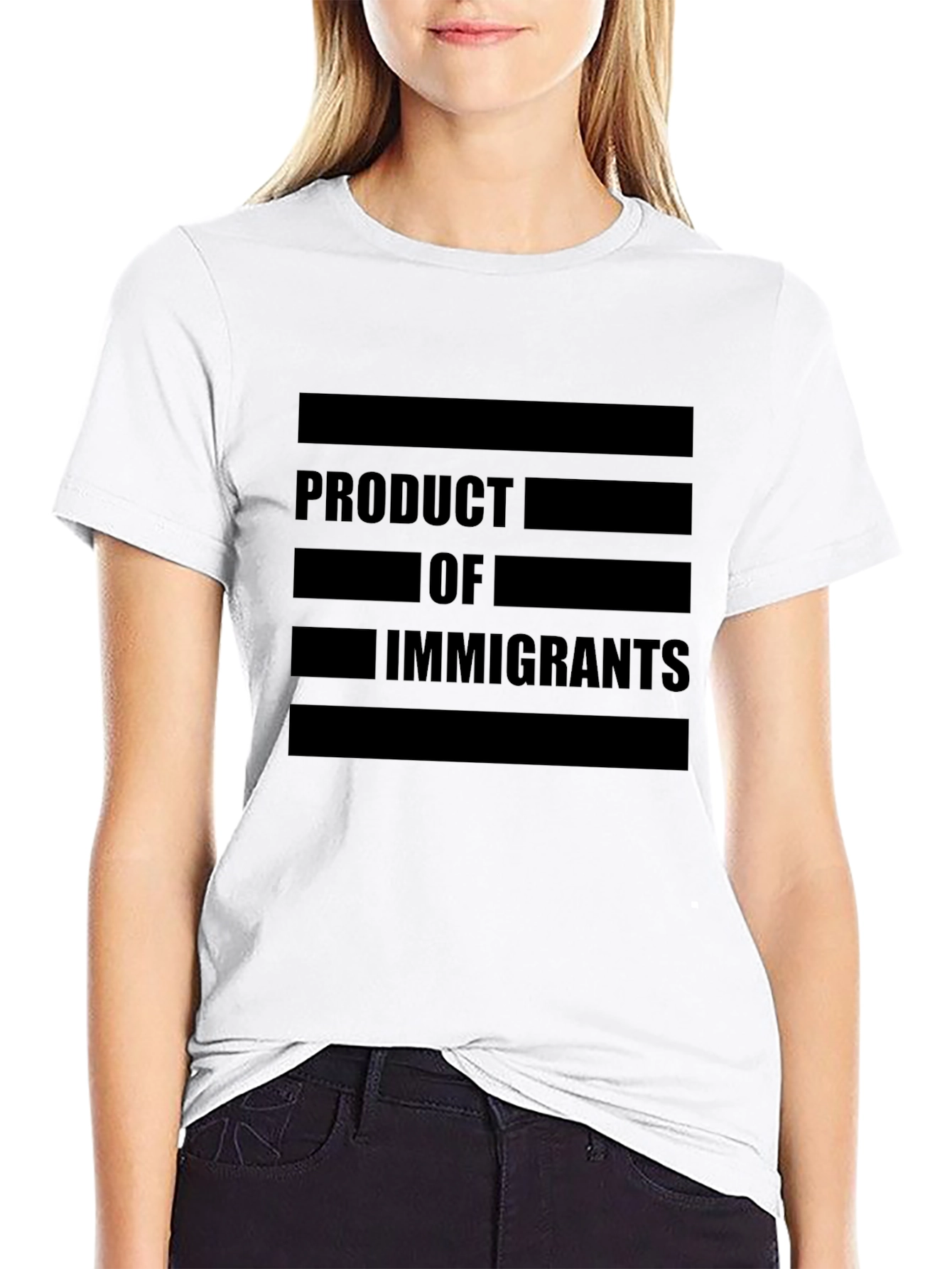 Product of Immigrants Graphic Tee - Black