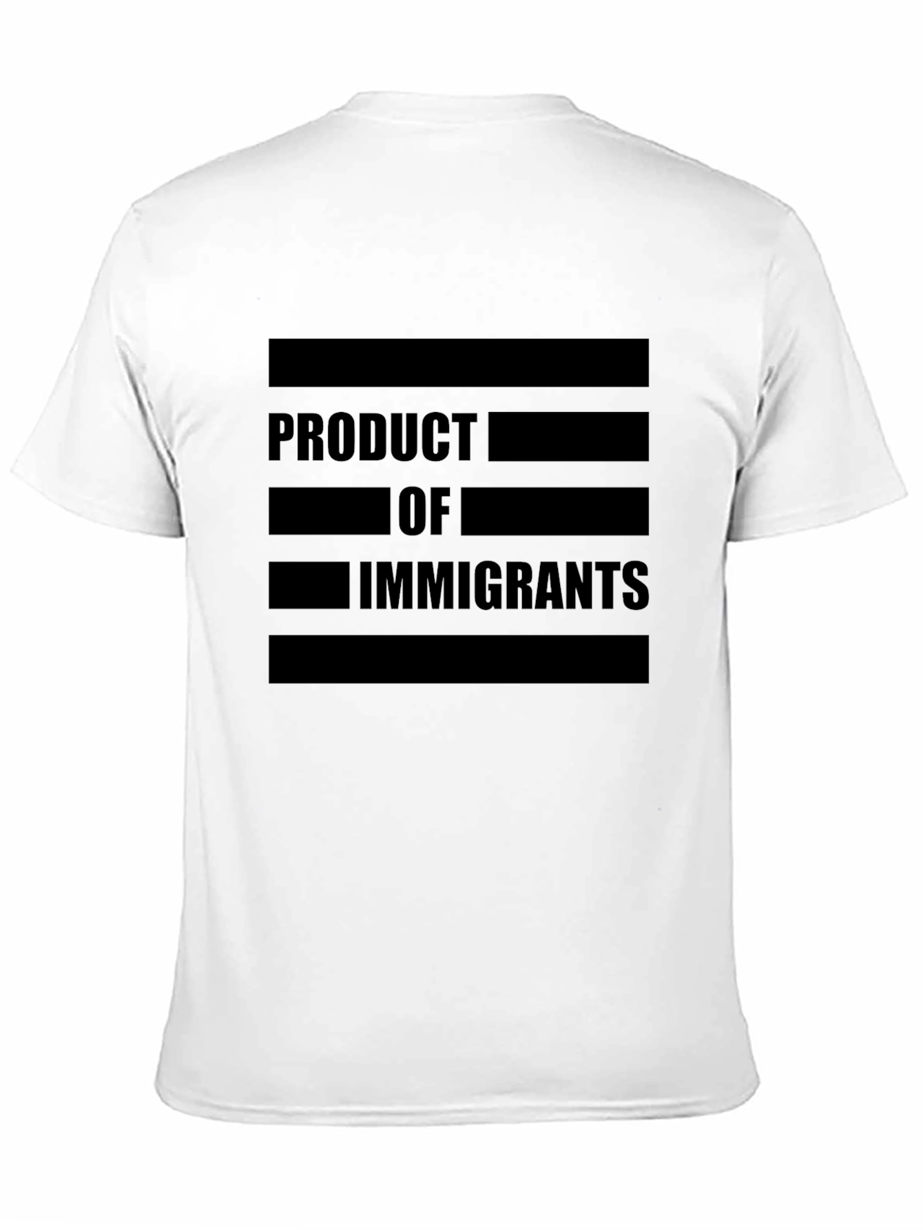 Product of Immigrants Graphic Tee - Black