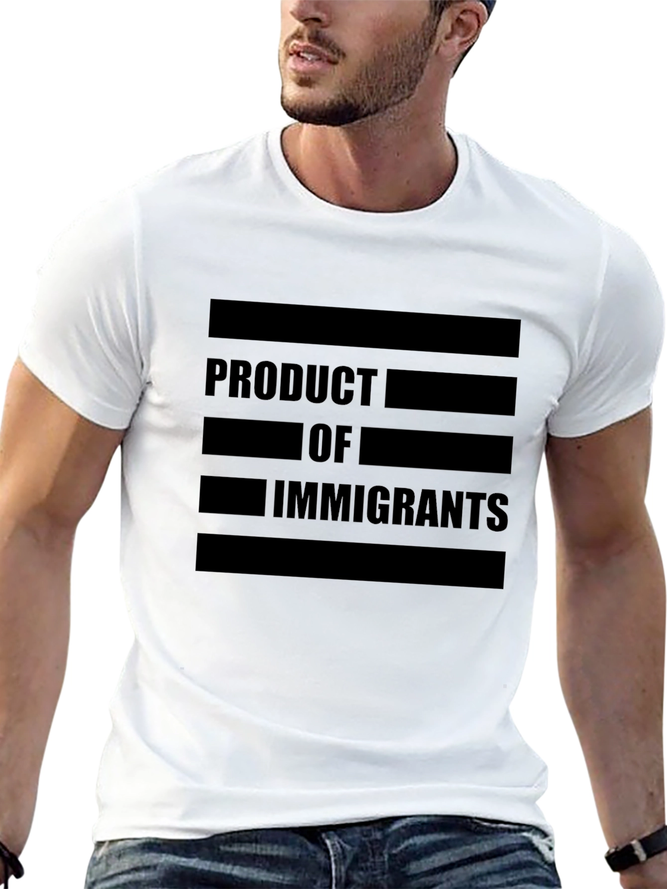 Product of Immigrants Graphic Tee - Black